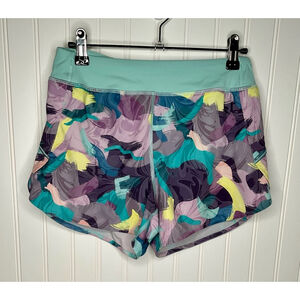 Athleta Girl Run The World 3" Short XL/14 Multi-Color